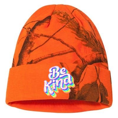 Retro Rainbow Prism Be Kind Kati Licensed 12" Camo Beanie