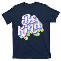 Retro Rainbow Prism Be Kind T-Shirt