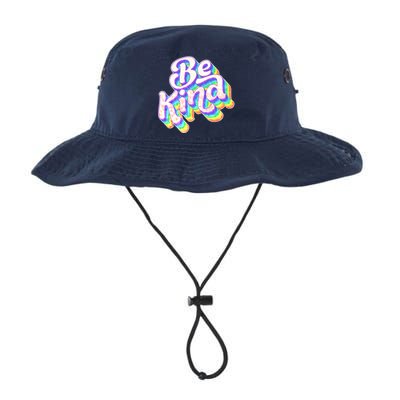 Retro Rainbow Prism Be Kind Legacy Cool Fit Booney Bucket Hat