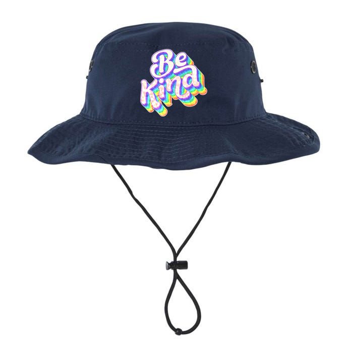 Retro Rainbow Prism Be Kind Legacy Cool Fit Booney Bucket Hat