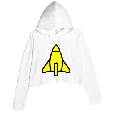 Reggie Rocket Power Crop Fleece Hoodie