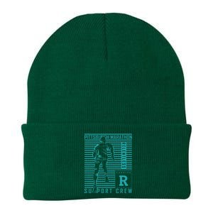 Runners Retro Pittsburgh 2024 Marathon 26 Miles Knit Cap Winter Beanie