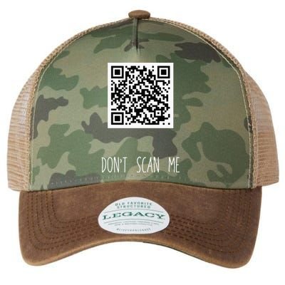 Rick Roll QR Scan Code Funny Joke Legacy Tie Dye Trucker Hat