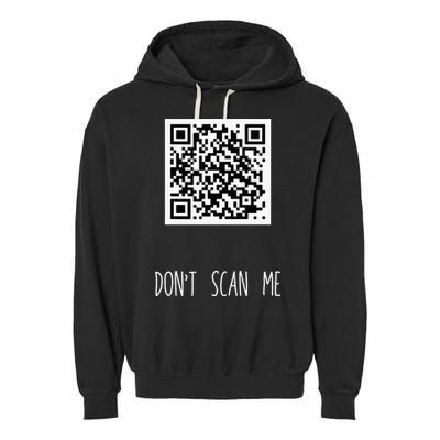Rick Roll QR Scan Code Funny Joke Garment-Dyed Fleece Hoodie