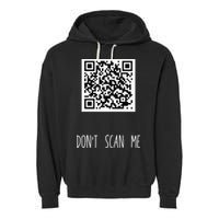 Rick Roll QR Scan Code Funny Joke Garment-Dyed Fleece Hoodie