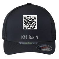 Rick Roll QR Scan Code Funny Joke Flexfit Unipanel Trucker Cap