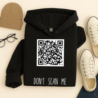 Rick Roll QR Scan Code Funny Joke Hoodie