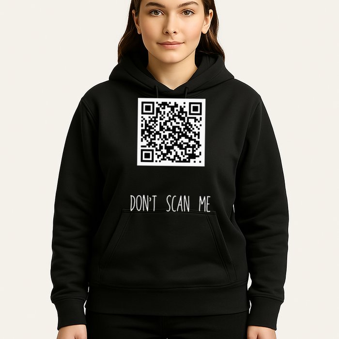 Rick Roll QR Scan Code Funny Joke Hoodie