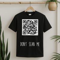 Rick Roll QR Scan Code Funny Joke T-Shirt