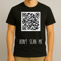 Rick Roll QR Scan Code Funny Joke T-Shirt
