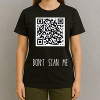 Rick Roll QR Scan Code Funny Joke T-Shirt