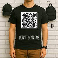 Rick Roll QR Scan Code Funny Joke T-Shirt