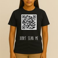 Rick Roll QR Scan Code Funny Joke T-Shirt