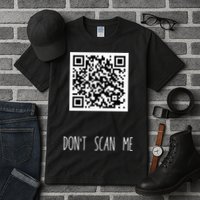 Rick Roll QR Scan Code Funny Joke Tall T-Shirt