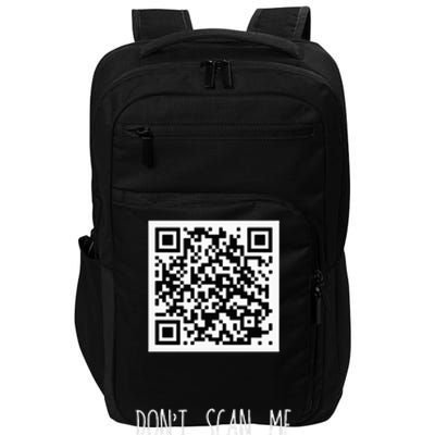 Rick Roll QR Scan Code Funny Joke Impact Tech Backpack