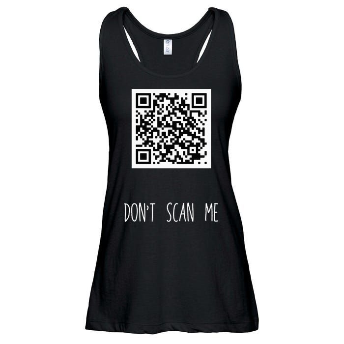 Rick Roll QR Scan Code Funny Joke Ladies Essential Flowy Tank