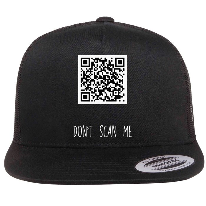 Rick Roll QR Scan Code Funny Joke Flatbill Hat