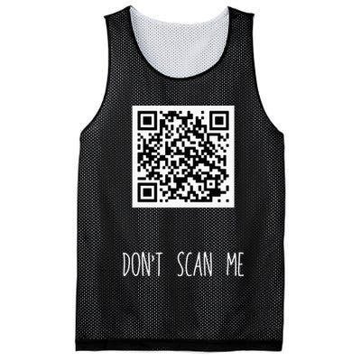 Rick Roll QR Scan Code Funny Joke Mesh Reversible Basketball Jersey Tank