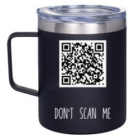 Rick Roll QR Scan Code Funny Joke 12oz Stainless Steel Coffee Mug