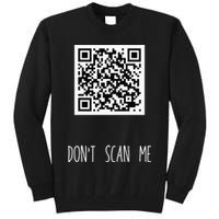 Rick Roll QR Scan Code Funny Joke Tall Sweatshirt
