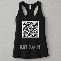 Rick Roll QR Scan Code Funny Joke Womens Tank Top