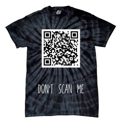 Rick Roll QR Scan Code Funny Joke Tie-Dye T-Shirt