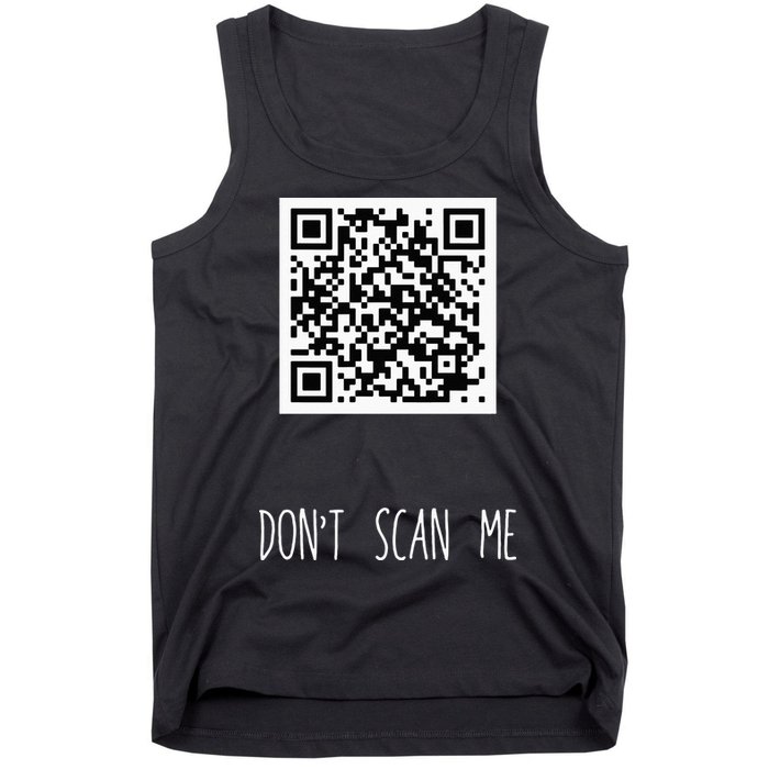 Rick Roll QR Scan Code Funny Joke Tank Top