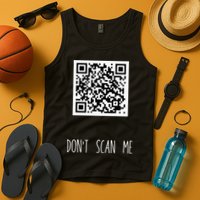 Rick Roll QR Scan Code Funny Joke Tank Top