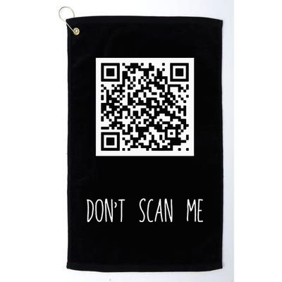 Rick Roll QR Scan Code Funny Joke Golf Towel