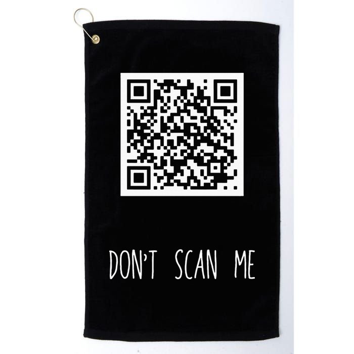 Rick Roll QR Scan Code Funny Joke Golf Towel