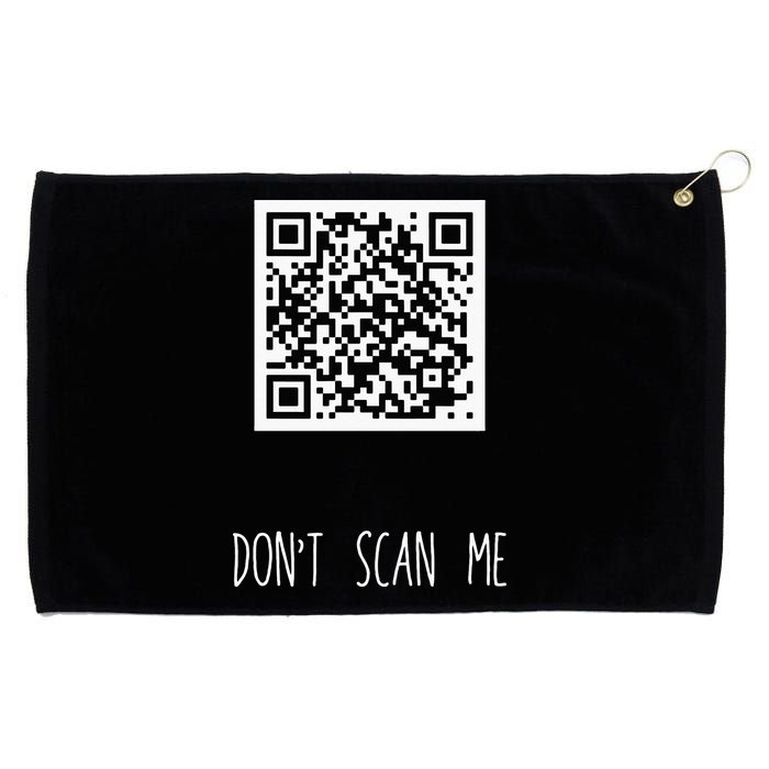 Rick Roll QR Scan Code Funny Joke Grommeted Golf Towel