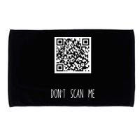 Rick Roll QR Scan Code Funny Joke Microfiber Hand Towel