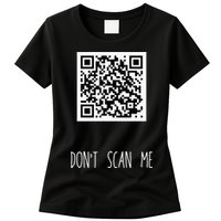 Rick Roll QR Scan Code Funny Joke Womens T-Shirt