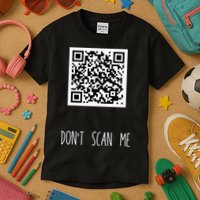 Rick Roll QR Scan Code Funny Joke Kids T-Shirt