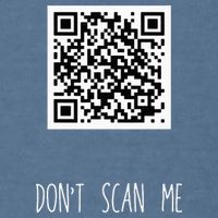 Rick Roll QR Scan Code Funny Joke Garment-Dyed Sweatshirt