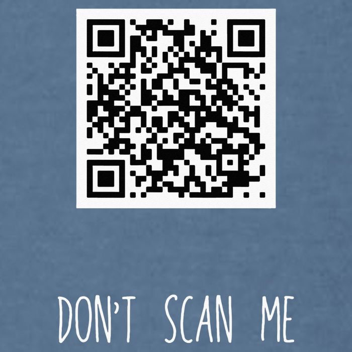 Rick Roll QR Scan Code Funny Joke Garment-Dyed Sweatshirt