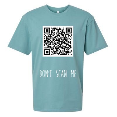 Rick Roll QR Scan Code Funny Joke Sueded Cloud Jersey T-Shirt