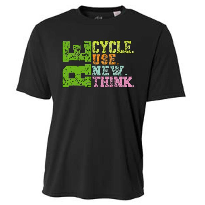 Recycle Reuse Renew Rethink Crisis Environmental Activism Cooling Performance Crew T-Shirt