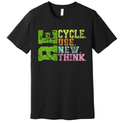 Recycle Reuse Renew Rethink Crisis Environmental Activism Premium T-Shirt