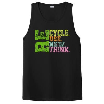 Recycle Reuse Renew Rethink Crisis Environmental Activism PosiCharge Competitor Tank