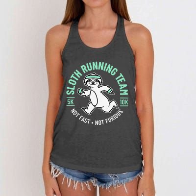 Run Run Women's Knotted Racerback Tank