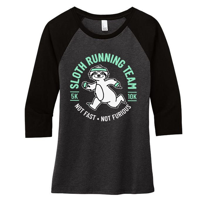 Run Run Women's Tri-Blend 3/4-Sleeve Raglan Shirt