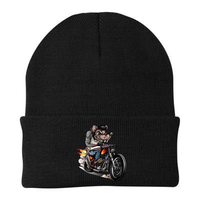 Rockabilly Rats Riding A Bike Beanie