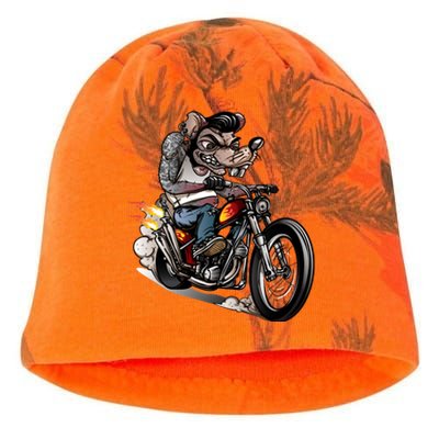 Rockabilly Rats Riding A Bike Kati - Camo Knit Beanie