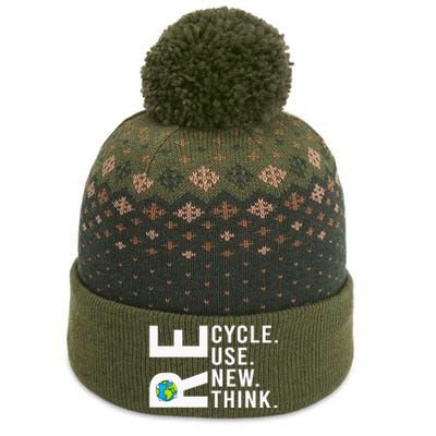 Recycle Reuse Renew Rethink Earth Day Environmental Activism The Baniff Cuffed Pom Beanie