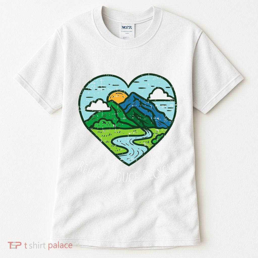Reuse Reduce Recycle Earth Day Environmentalist Gift Tall T-Shirt