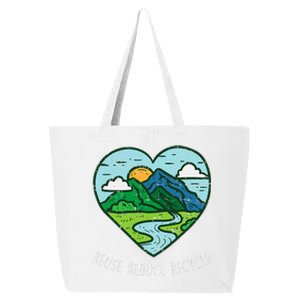 Reuse Reduce Recycle Earth Day Environmentalist Gift 25L Jumbo Tote