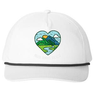 Reuse Reduce Recycle Earth Day Environmentalist Gift Snapback Five-Panel Rope Hat