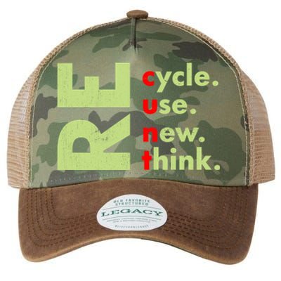 Recycle Reuse Renew Rethink Crisis Environmental Activism Legacy Tie Dye Trucker Hat