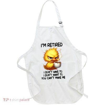 Retirement Rebellion Full-Length Apron With Pockets